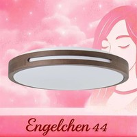 Deckenlampe Brilliant Woodbury Led Deckenleuchte 24W Lampe Warmweiss Holz Weiß