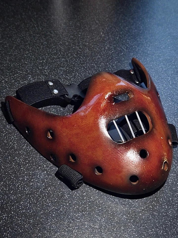 Halloween Schweigen der Lämmer Hannibal Lecter Maske Harz Party Cosplay Requisite - Bild 3 von 3