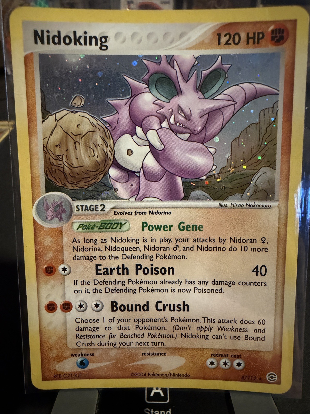 Nidoking 8/112 Reverse Holo Rare FireRed & LeafGreen NM
