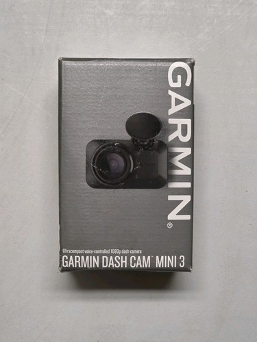Garmin Dash Cam Mini 3 - 1080p ultracompact voice-controlled dash camera