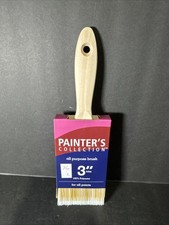 Painter's Collection 3" Trim All Purpose Paint Brush All Paints Polyester NEW