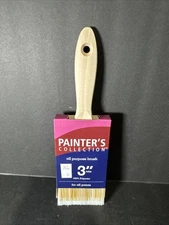 Painter's Collection 3" Trim All Purpose Paint Brush All Paints Polyester NEW!!