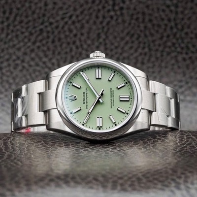 2025 BNIB Rolex Oyster Perpetual “Pistachio” Dial 41mm 134300-0006