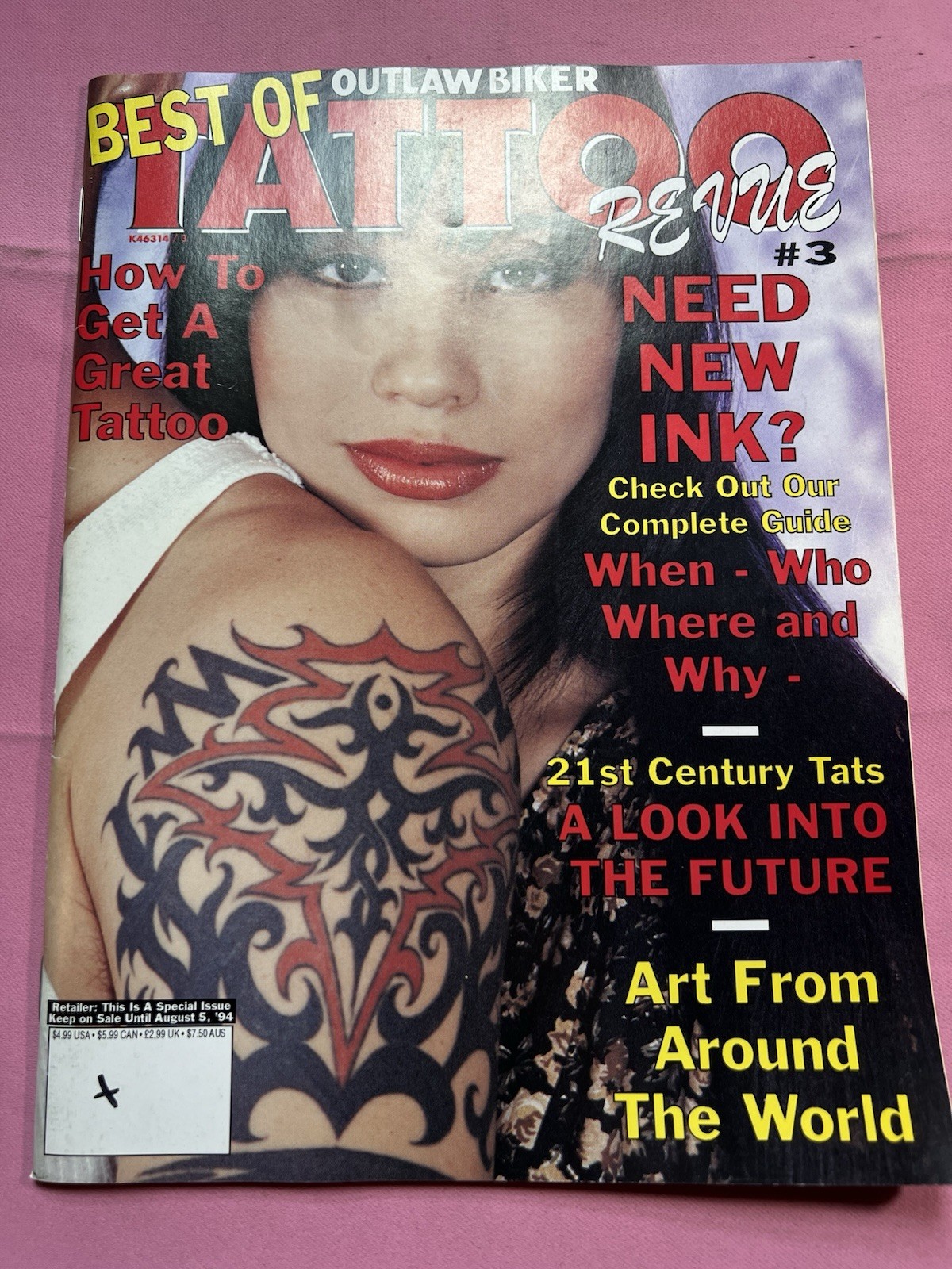 The Best Of Outlaw Biker’s Tattoo Revue - Vol 1, Issue 3 - 1993, Debra Valentine