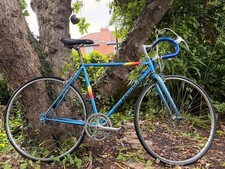 Retro Peugeot Fixie Road Bike Large 20" Vintage Racing 80s Fixed Speed Single 1x