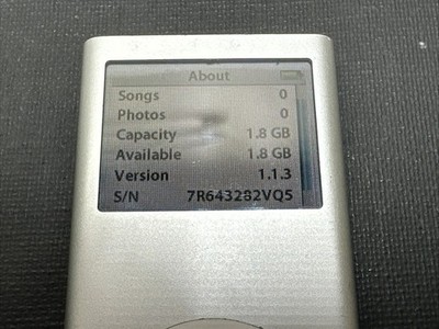 Apple iPod Nano 2nd Generation A1199 Silver 2gb for sale online | eBay