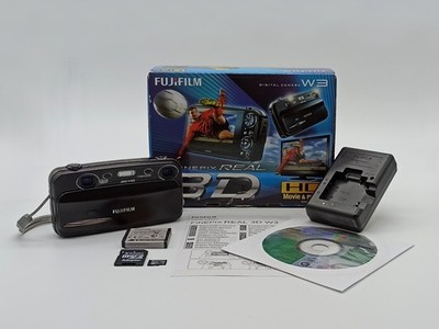 Fujifilm Finepix Real 3d W3, Fuji 3D, Test ok, Stereo Kamera - 10.0 MP - in OVP