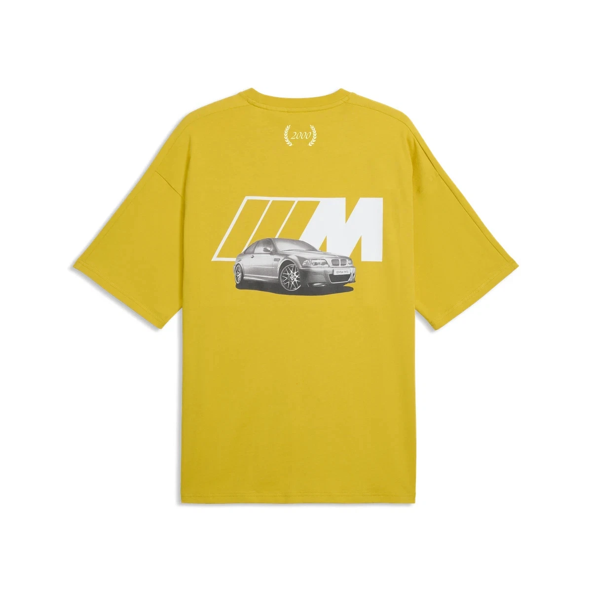 NEW BMW PUMA M3 GRAPHIC T-SHIRT IN YELLOW - E46 M3 - X LARGE - 80145B870B3