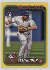 2024 Topps Series 1 Yellow Davis Schneider #189 a2f