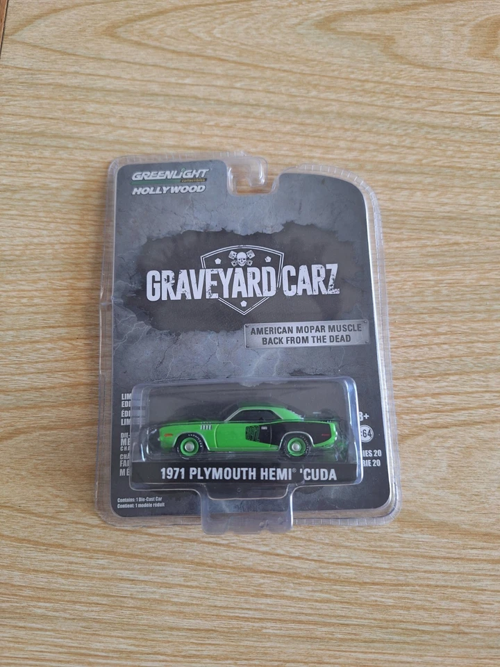 Greenlight 1/64 Plymouth Hemi Cuda Graveyard Carz - Photo 2/4