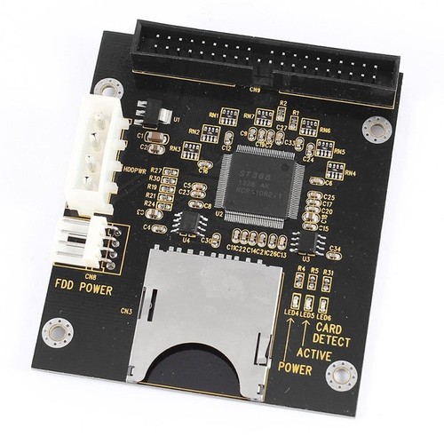 SD SDHC SDXC MMC Card to IDE 40Pin 3.5inch Male Adapter L3R9 - Picture 1 of 3