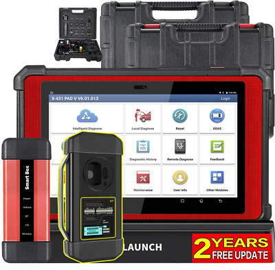 2026 LAUNCH X431 PAD V PAD 5 Car Diagnostic Scanner Tool J2534 Key Programming
