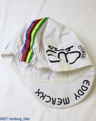 Eddy Merckx world champion vintage cycling cap | eBay