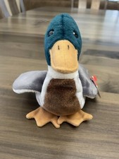 Ty Beanie Baby JAKE the Mallard Duck With Tag April 16, 1997