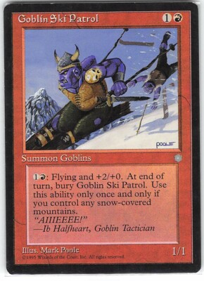 Goblin Ski Patrol *Common* Magic MtG x1 Ice Age MP