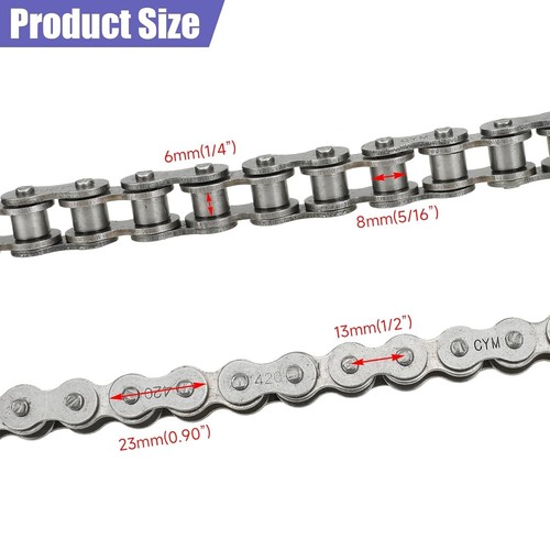 Premium 420 Chain with 25T & 10T Sprockets for Efficient Go-Kart Performance - Picture 4 of 11