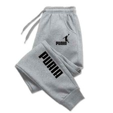 PUAIA Print Men's Pants Autumn/Winter New Sport Jogging Trousers Fitness Loose