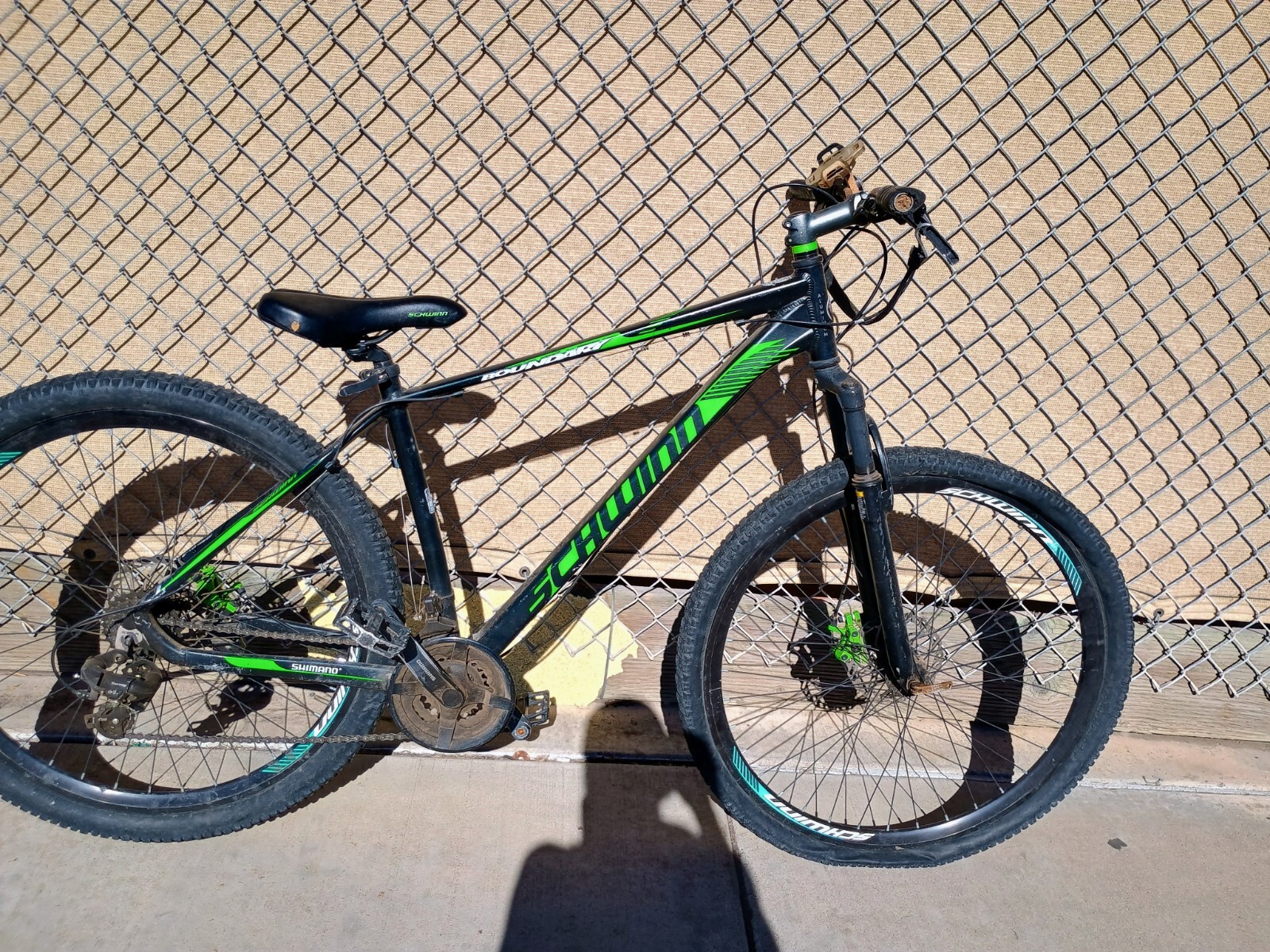 29" Men's Schwinn Boundary Mountain Bike Black/green