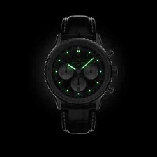 Breitling Navitimer B01 Chronograph 43 Black Dial Watch AB0138211B1P1 5