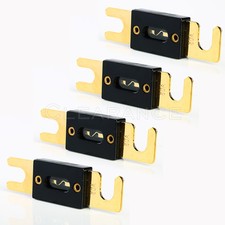 Gold Plated ANL Fuse Auto Stud Fuses 80A AMP Gold Plated 4PCS