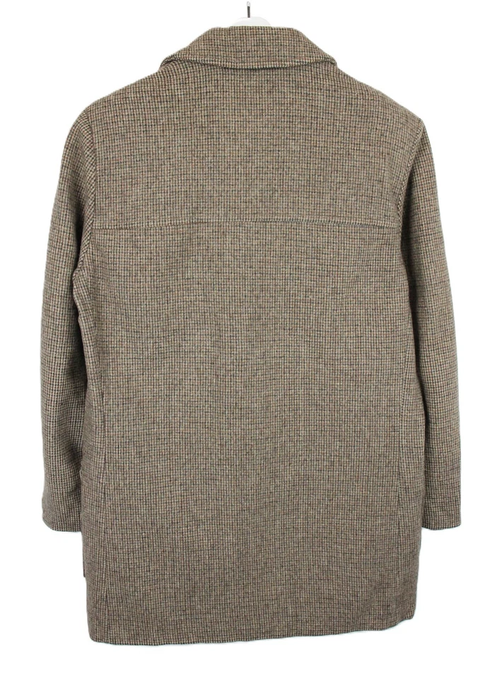 PENDLETON Virgin Wool Coat Men's (US) 42 Checked Melange Mid Length Overcoat - Image 2 of 4