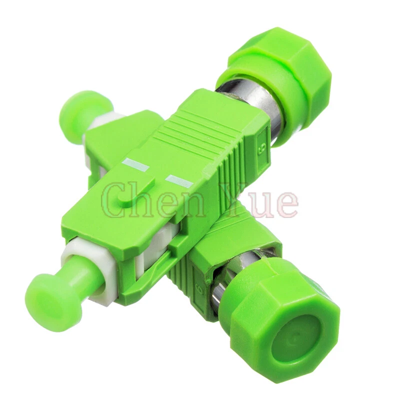 2pcs FC APC Female to SC APC Male Fiber Optic Adapter SM FC-SC Hybrid Connector - Image 3 of 4