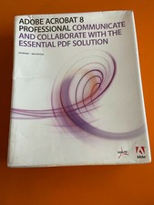 Adobe Acrobat 8 Professional Upgrade For MAC Retail Package