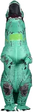 Green T-Rex Inflatable Dinosaurs Costume Outfit Adult Dress Up Cosplay Party