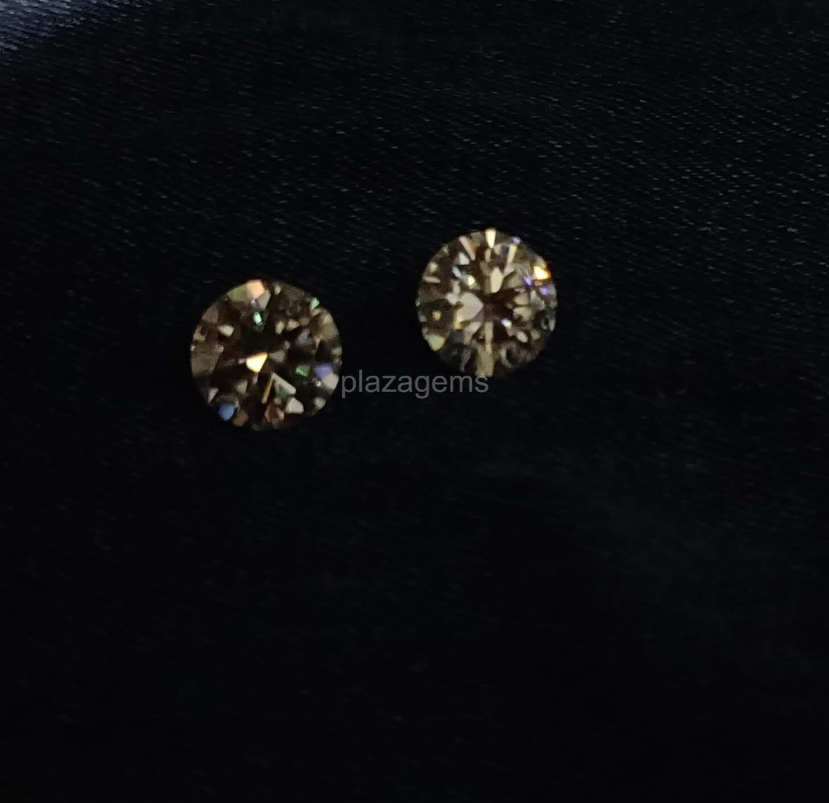 Loose CVD Lab-Grown Diamond 6Ct Round (D - VVS1 ) 2 Pcs Certified
