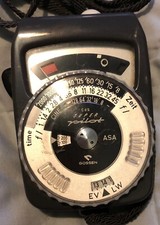 Vintage Gossen Super Pilot Lighting Meter w/ Case from Germany since 1919