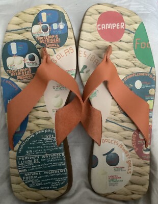 Camper Sandalen Leder Schwarz 40 Wie Neu Foto Print