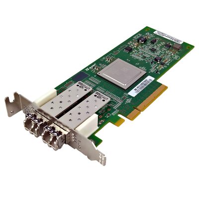 DELL 0RW9KF QLogic QLE2562L PCIe Dual Port 8Gb Fibre Channel Netzwerkkarte
