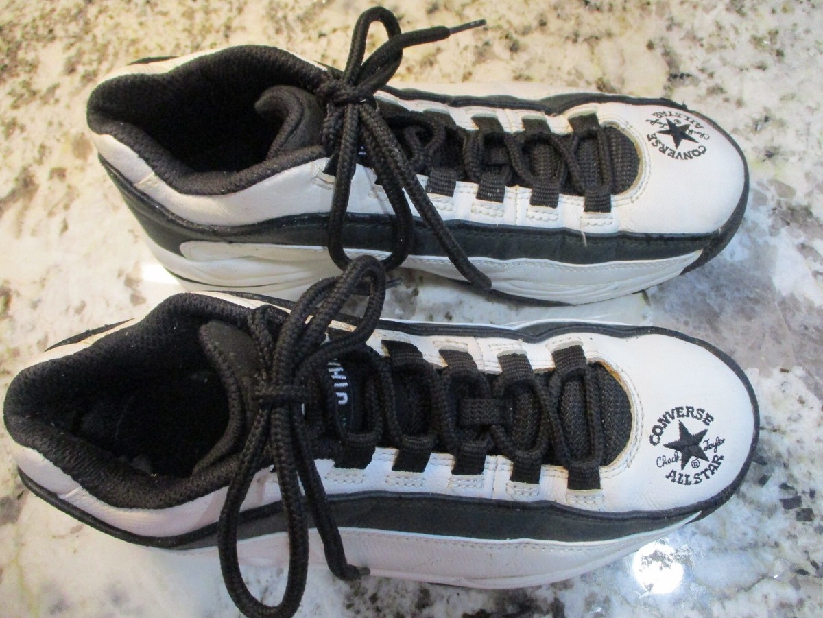 VINTAGE CONVERSE Chuck Taylor React Leather All-Star White