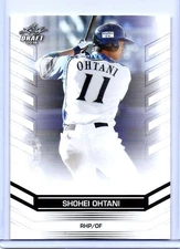 2018 SHOHEI OHTANI RC LEAF DRAFT "1ST EVER PRINTED" ROOKIE CARD #DY-01