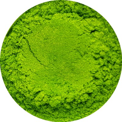 Limettengrün Kosmetik Glimmer Pulver 3g bis 50g reine Seife Badebombe Farbpigment