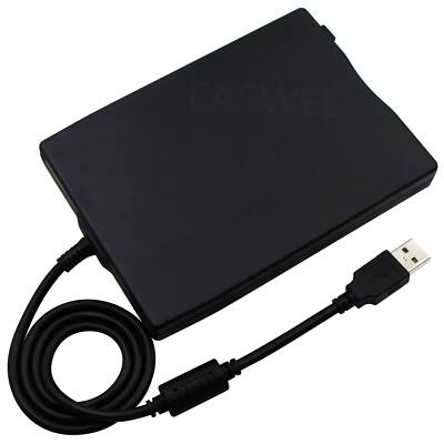 3.5 Inch USB 2.0 Portable External Floppy Disk Drive 1.44Mb Reader FDD PC Laptop