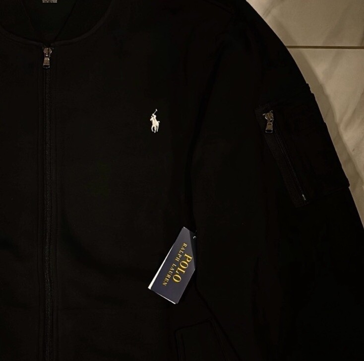 Polo Ralph Lauren Big and Tall Men's Double Knit Bomber Jacket