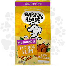 Barking Heads Fat Dog Slim Chicken Light Dry Dog Food 2kg Weight Management