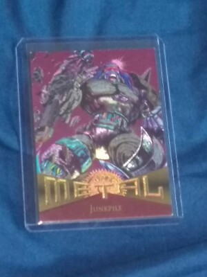 1995 Fleer Marvel Metal #48 Junkpile (marvel universe skybox) 