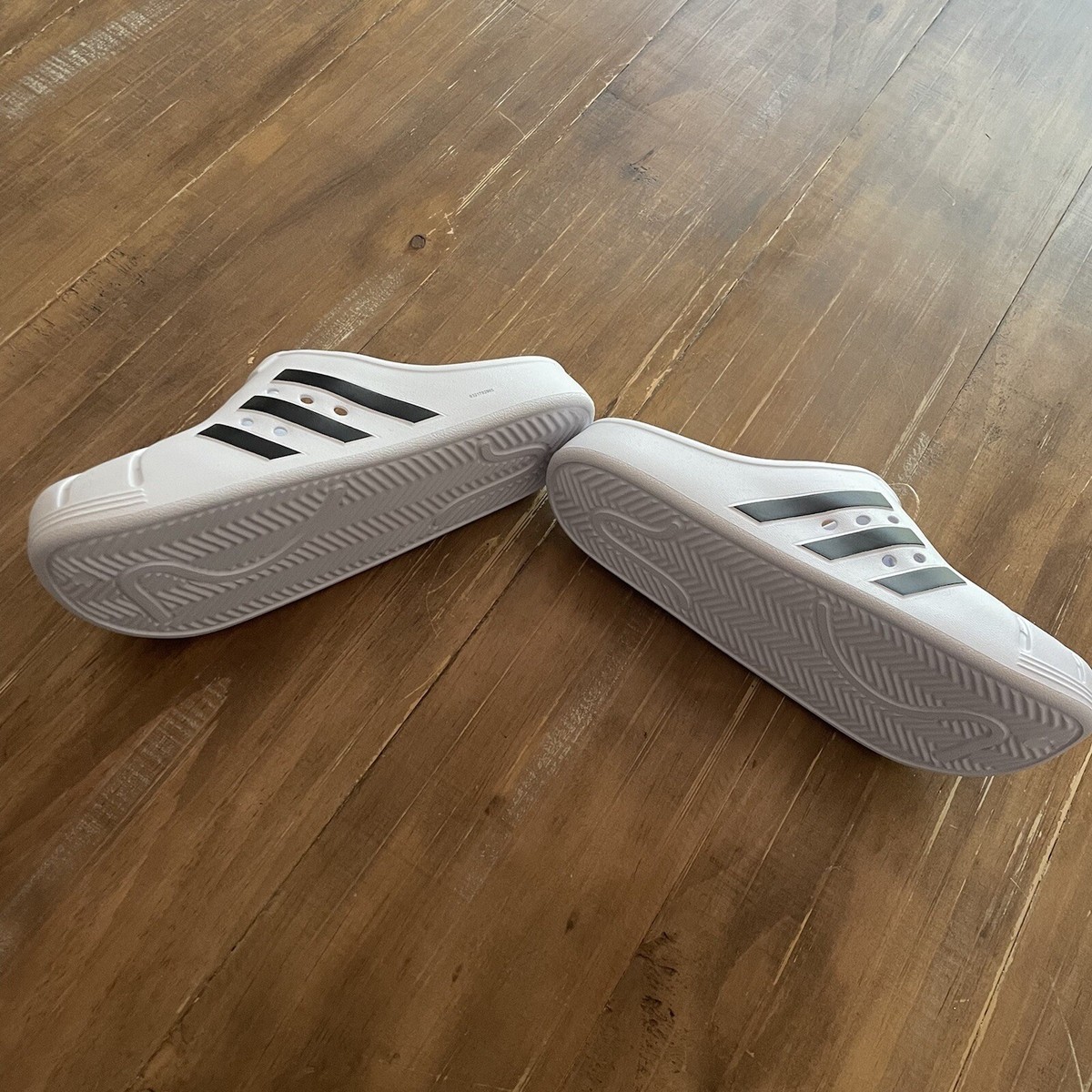 adidas Unisex Adilette Clogs Slide Sandal US men 9 US women 
