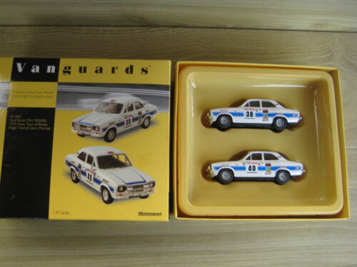 VANGUARD MODELS  FE1002  FORD ESCORT MK1  RS2000s AVON TOUR OF BRITAIN SET 1/43  - Picture 1 of 3
