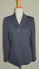 WOMEN'S LE SUIT BLACK 100 POLYESTER 3 BUTTON BLAZER SIZE 10
