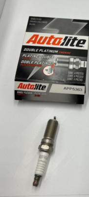 (QTY 4) Autolite Double Platinum Spark Plug APP5363 for 2023 Ford Maverick