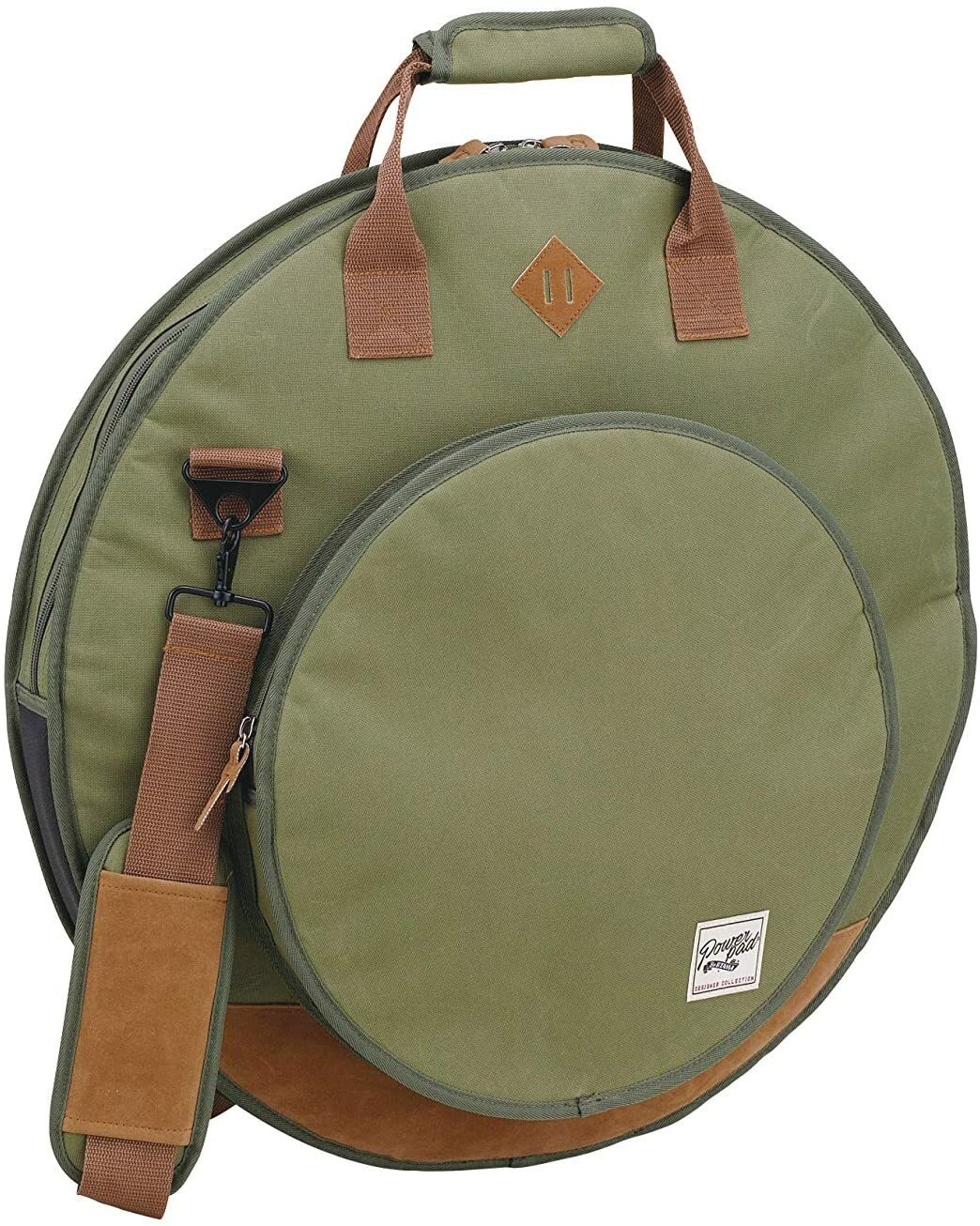 Cymbal Case Tama 22"" Powerpad Designer Bag, Moss Green TCB22MG