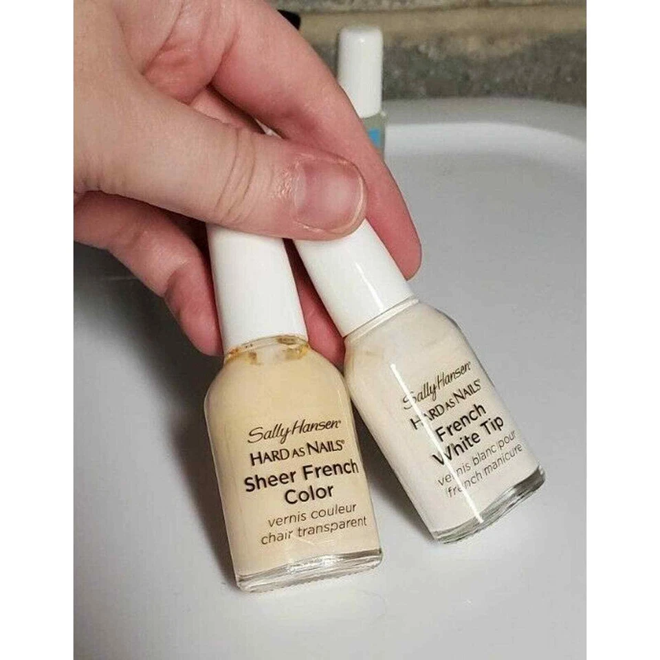 LOT Neutral Ciate Sally Hansen 18K Gold Hardener Sheer French White Tip - Image 4 of 4