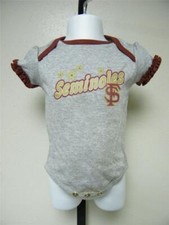 NEW-FLAWS Florida State Seminoles Creeper INFANTS 0-3M 0/3 MONTHS