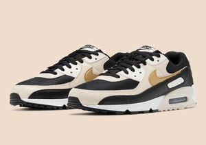 air max black metallic gold
