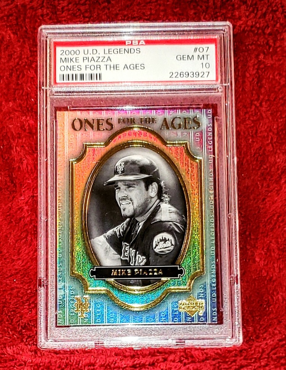 MIKE PIAZZA 2000 UD LEGENDS ONES FOR THE AGES FOIL INSERT PSA 10 