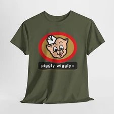 Vintage Piggly Wiggly T-Shirt, Retro Pig Farm Tee, Farmer Gift, Funny Animal