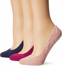 Sperry Top-Sider Women's No Show Micro Liner Socks, 3 Pair, Vivia Shoe Size: 5-1
